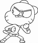 Gumball Stance sketch template