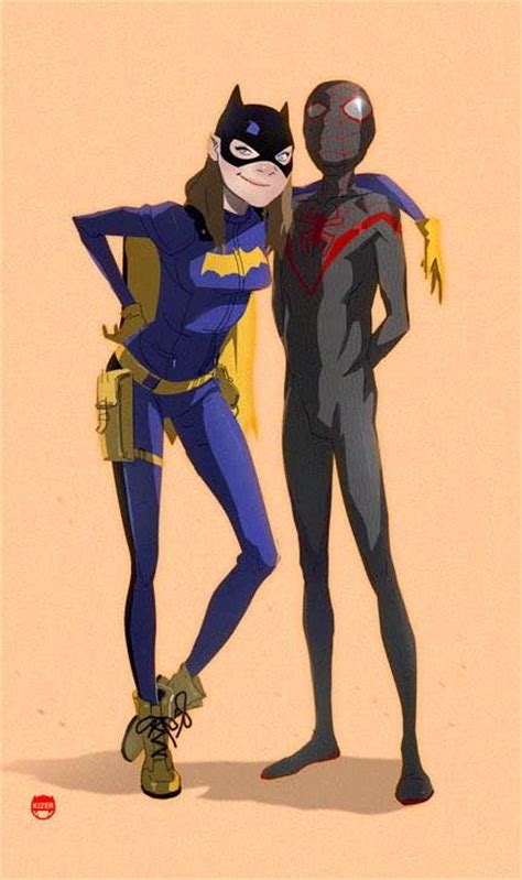 all new batgirl and ultimate spider man by coran “kizer” stone comics crossover