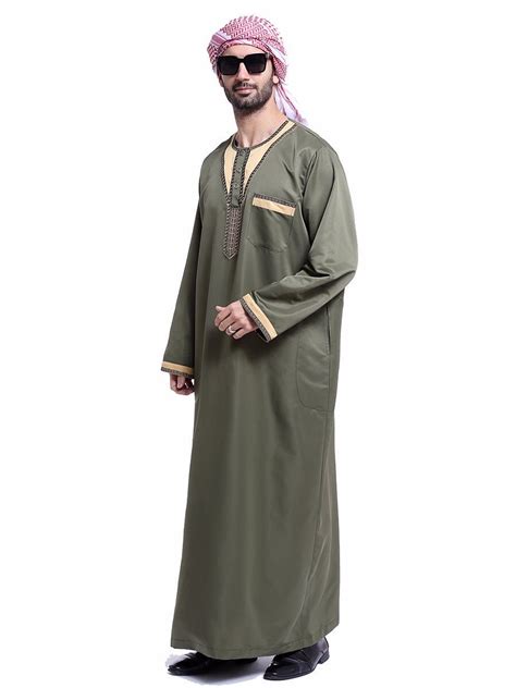 Wholesale 2020 New Summer Muslim Arab Men Long Sleeve 100 Polyester
