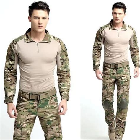 Tactical Camouflage Military Uniform Clothes Suit Men Us Army Clothes