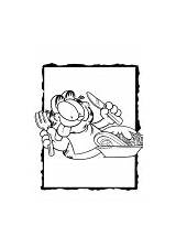 Garfield Mangia sketch template