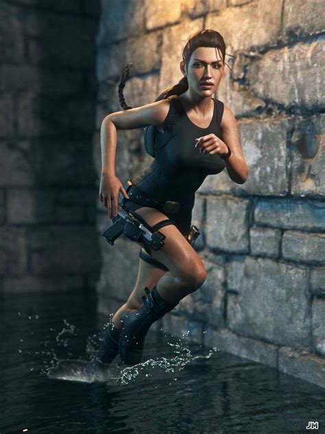 Lara Croft Water Sport By Javiermicheal On Deviantart Lara Water