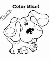 Coloring Clues Pages Blues Blue Sheets Printable Kids sketch template