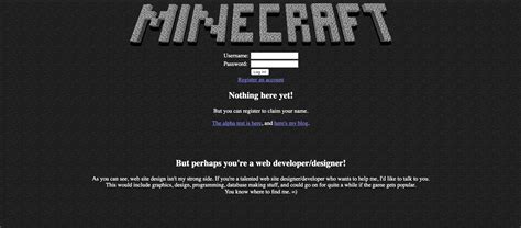 original minecraft website rminecraft