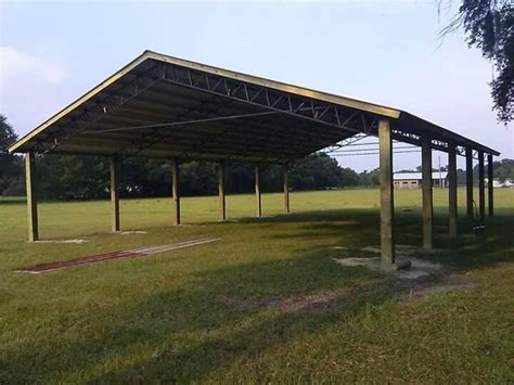 photospictures  steel truss pole barns horse barns