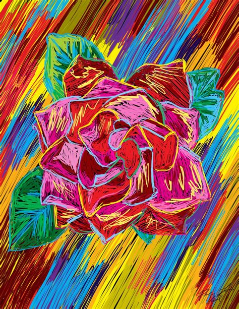 pin  chrissy edrington  art colorful drawings flower drawing