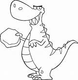 Preschool Coloring Pages Sheets Printable Colouring Kids Color Dinosaur Dino sketch template
