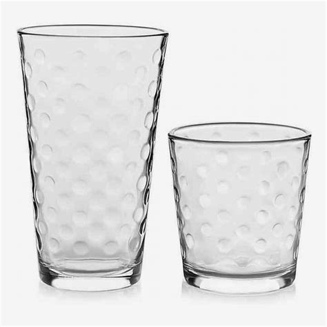Set Of 4 Libby Tall Clear Drinking Glasses Tumblers And Water Glasses