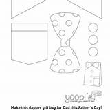 Yoobi Coloring Pages Sheets Activity Fathers Bow sketch template