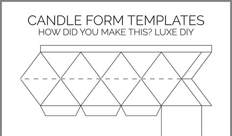 pin  mary posenke  candles candles templates diy