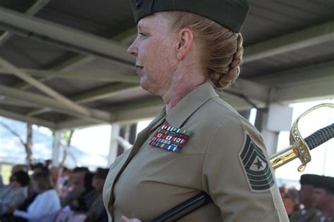 Female Marine Reflects On 3 Decades Of Service