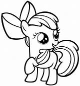 Pony Little Cute Coloring Pages Categories Cartoon Mlp sketch template