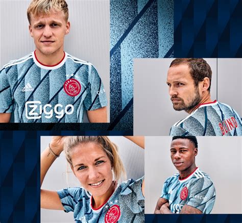 ajax  kit   adidas unveil blue alternate jersey  amsterdam outfit football
