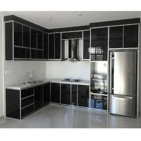 modern aluminium kitchen cabinet rs  square feet   interior designers id