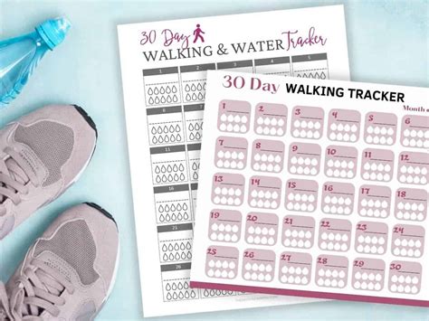 colorful step tracker printable steps log monthly act vrogueco