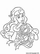 Coloring Christmas Princess Pages Printable Color sketch template