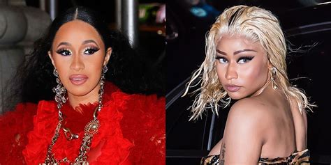 cardi b and nicki minaj fight at harper s bazaar s icons party and