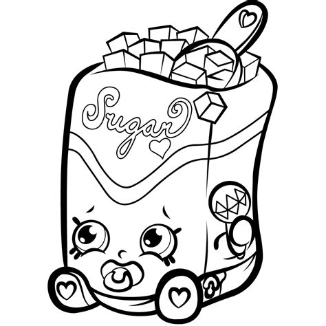shopkins coloring pages cheeky chocolate  getcoloringscom
