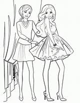 Girls Barbie Clipart Library sketch template