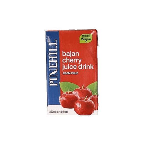 pinehill cherry drink 250ml juice and lemonade real value iga