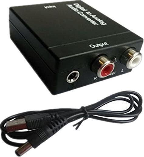 digital to analog audio converter optical spdif toslink coaxial to