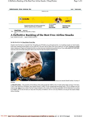 fillable   definitive ranking     airline snacks cheaptickets fax email