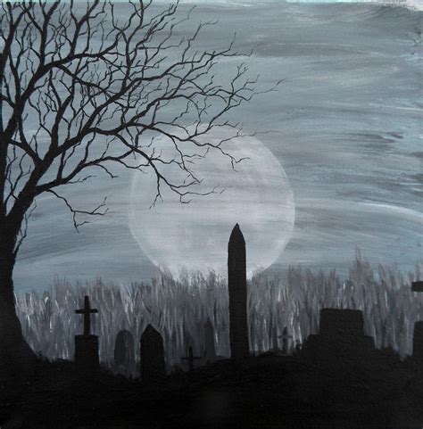 haunted cemetery  blablover  deviantart