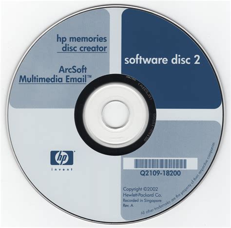 hp software installation discs   hp