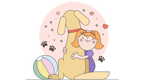 dog love  vector art   downloads