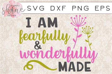 fearfully wonderfully  svg png eps dxf cutting files