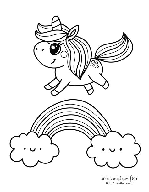 cute unicorn   rainbow unicorn coloring pages mermaid coloring