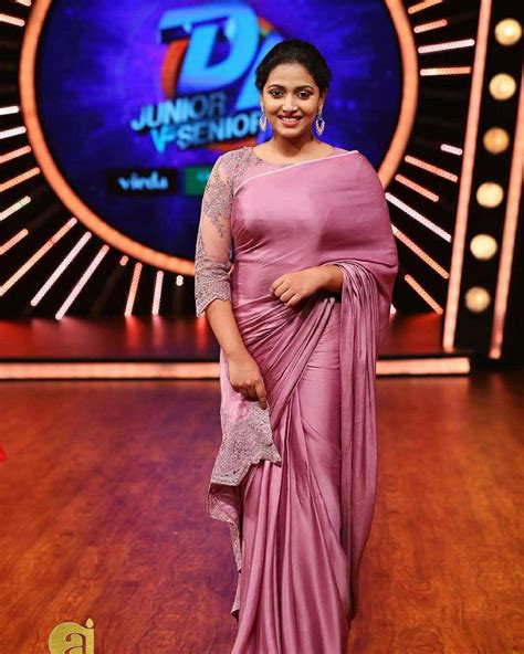 Anu Sithara Indian Saree Blouses Designs Saree