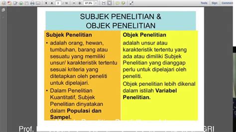 perbedaan subjek  objek penelitian awas pejuang skripsi jangan