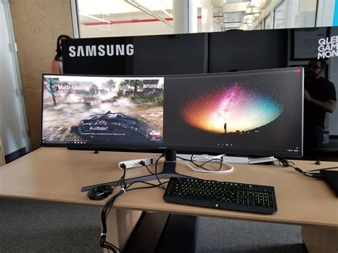 samsung  unveiled  widest computer monitor tigerdroppingscom