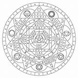 Sigil Alchemy Symbols Coloring Pages Awakening Universal Wisdom Worldwide Experiment Magickal Guidance Healing Google Magick Magic Spread Mar Tattoo sketch template