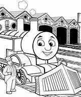 Coloring Pages Thomas Tank Engine Train Colouring Printables Printable Sheets Comments Popular Friends Christmas Color Coloringhome Cartoon sketch template