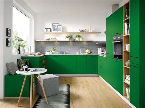 Kitchen Cabinets With Bright Insides Inside A Bright White Home