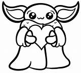 Yoda Coloringonly sketch template