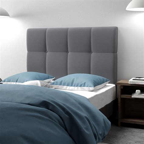 tete de lit occara bois massif gris anthracite tete de lit