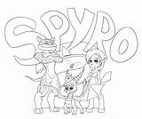 Spyro Skylanders Coloringhome sketch template