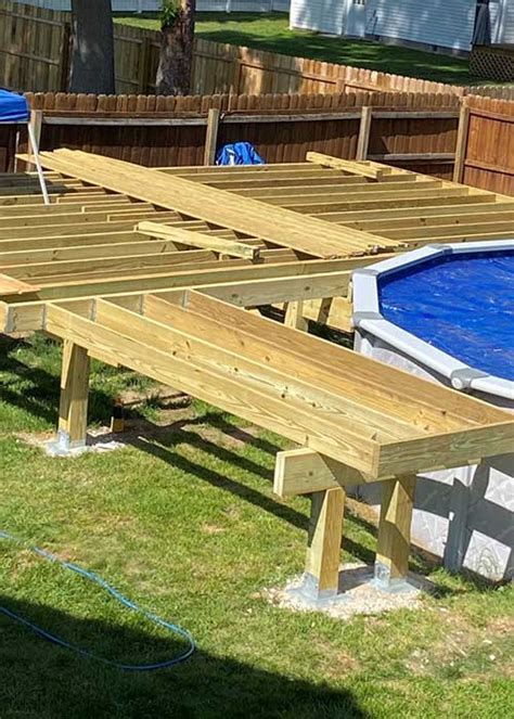 How To Build A Deck Around Above Ground Pool Ademploy19
