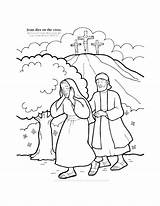 Jesus Coloring Cross Bible Pages Dies Kids His Stories sketch template