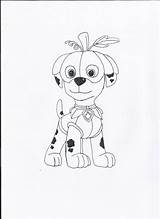 Paw Patrol Halloween Coloring Pages Template Pack Marshall Deviantart sketch template