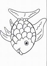 Trout Drawing Rainbow Coloring Getdrawings sketch template