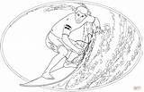 Coloring Pages Surfing Printable sketch template