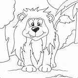 Lion Coloring Pages Colouring Kids Animals Sheets Zoo Print Animal Drawing Fiction Book Jungle Non Printable sketch template