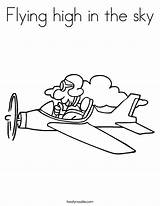 Coloring Flying High Sky Pilot Worksheet Success Am Airplane Fly Noodle Worksheets Print Twisty Twistynoodle Built California Usa Favorites Login sketch template