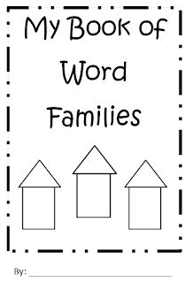 kinderaffe kindergarten word family freebie