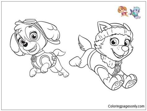 coloring pages  paw patrol characters paw patrol christmas coloring