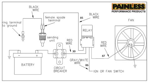 electric car fan wiring diagram circuit diagram